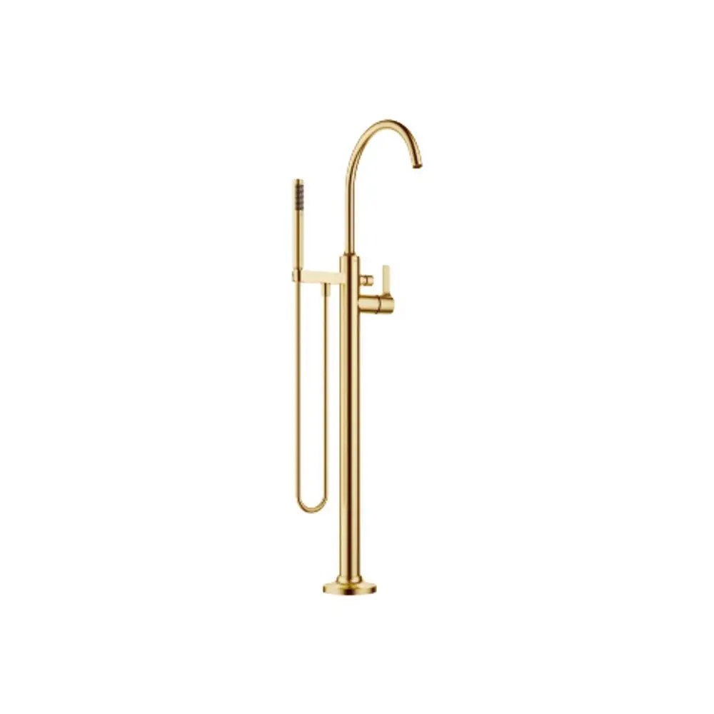 DORNBRACHT Wannen-Einhandbatterie mit Standrohr VAIA 25863809 Messing gebürstet (23kt Gold), 25863809-28 Galeriebild 1